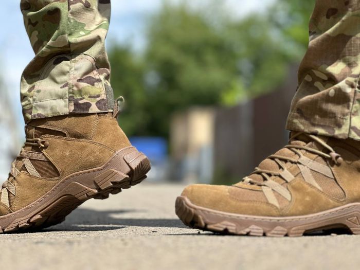 Берці тактичні напівчеревики PARTISAN, койот, натуральна замша