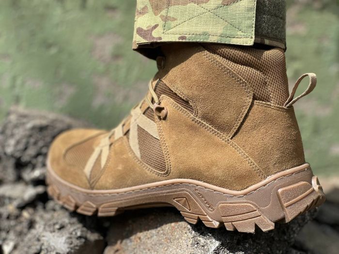 Берці тактичні напівчеревики PARTISAN, койот, натуральна замша