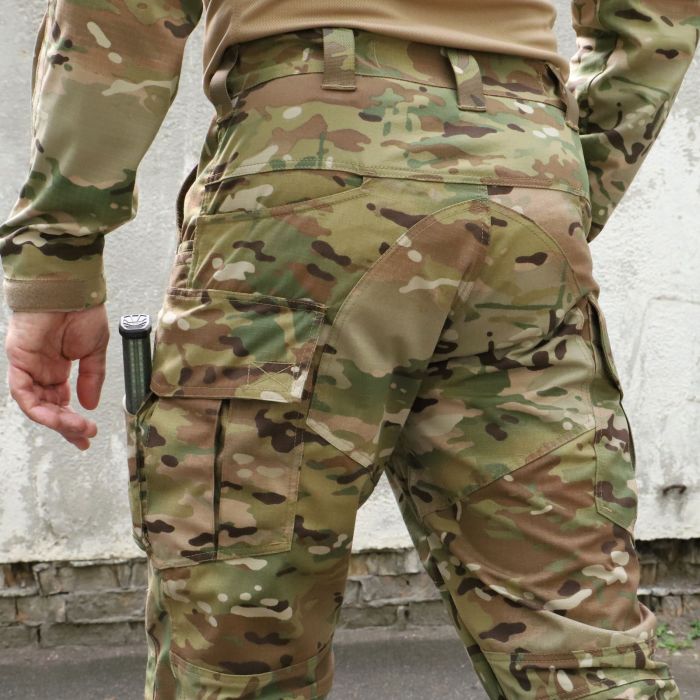 RAPTOR TAC, Штани тактичні з наколінниками Original MultiCam VTX RIPSTOP, з єластичними вставками flex MultiCam USA , RAPTOR PRO, тканина від Crye Precision, Flex