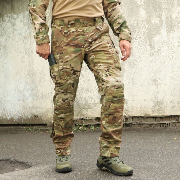 RAPTOR TAC, Штани тактичні з наколінниками Original MultiCam VTX RIPSTOP, з єластичними вставками flex MultiCam USA , RAPTOR PRO, тканина від Crye Precision, Flex