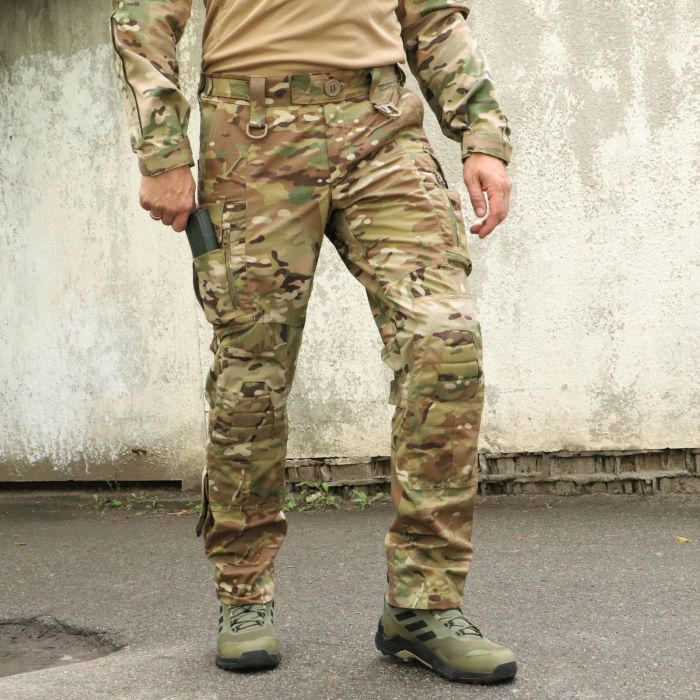 RAPTOR TAC, Штани тактичні з наколінниками Original MultiCam VTX RIPSTOP, з єластичними вставками flex MultiCam USA , RAPTOR PRO, тканина від Crye Precision, Flex