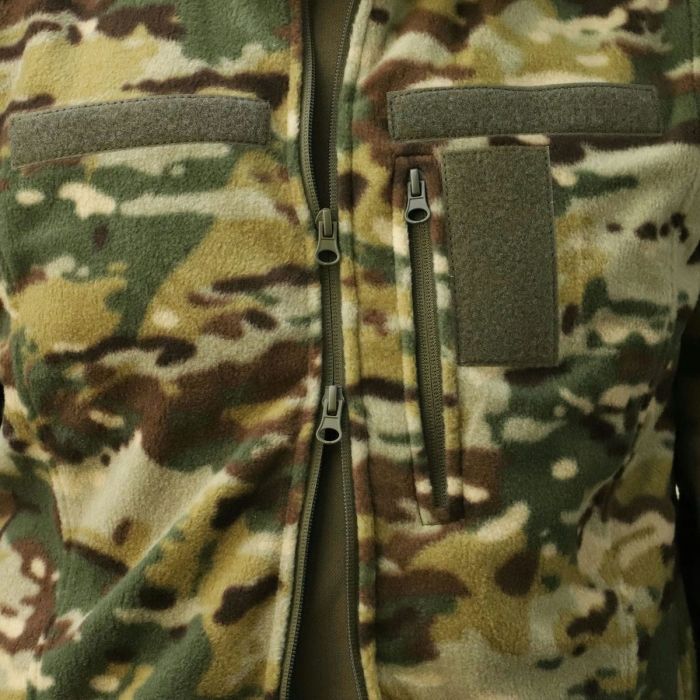 Флісова кофта Raptor Tac, Комбат, MultiCam, без накладок, 270 грам