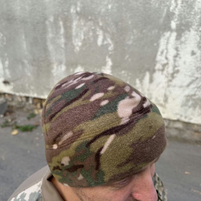 Шапка флісова мультикам ЗСУ 