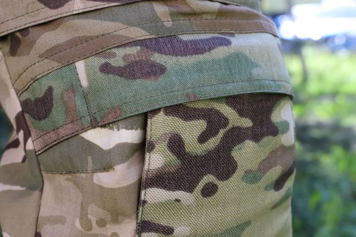 Штани тактичні з наколінниками  Stryker, Original MultiCam RIPSTOP, еластичними вставками MultiCam, тканина не підтримує горіння 