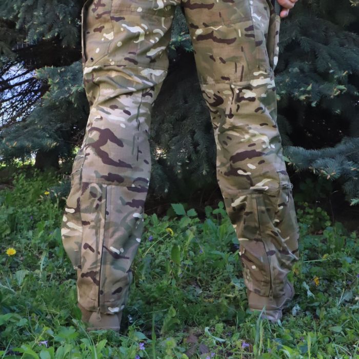Штани тактичні з наколінниками  Stryker, Original MultiCam RIPSTOP, еластичними вставками MultiCam, тканина не підтримує горіння 