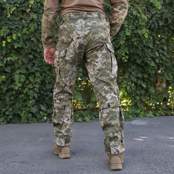 Raptor Tac, штани Soft Shell піксель l з наколінниками з Cordura URBAN TACTICAL