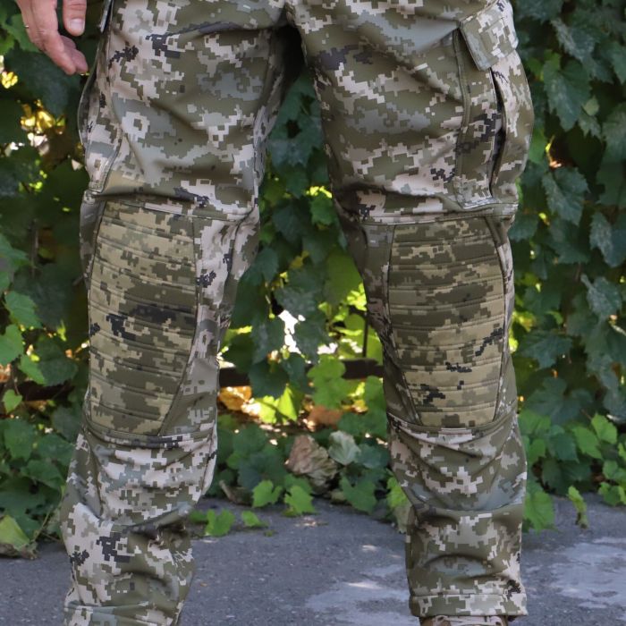 Raptor Tac, штани Soft Shell піксель l з наколінниками з Cordura URBAN TACTICAL