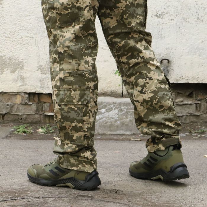 Штани польові ЗСУ піксель, ріп стоп, 80% ,бавовна, 20% поліестер, RAPTOR TAC