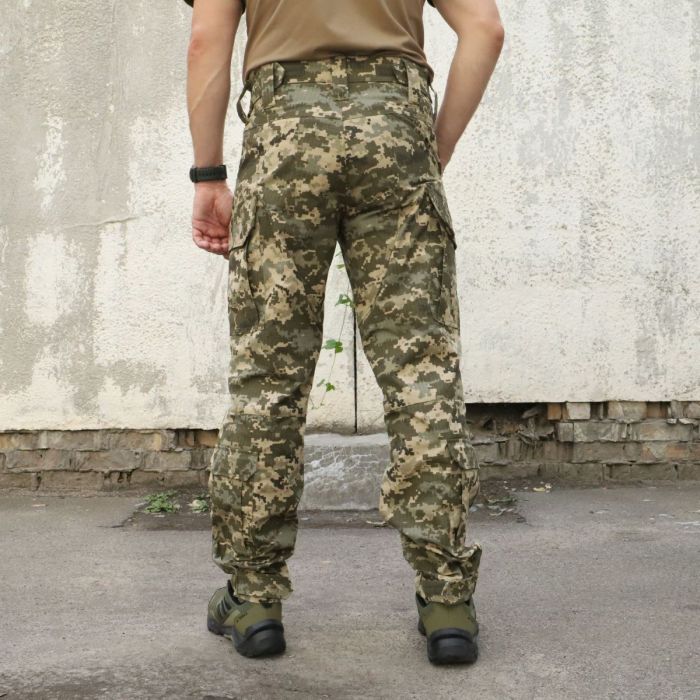 Штани польові ЗСУ піксель, ріп стоп, 80% ,бавовна, 20% поліестер, RAPTOR TAC
