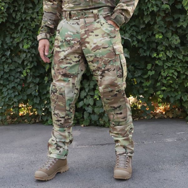 Raptor Tac, штани Soft Shell Multicam з наколінниками з Cordura URBAN TACTICAL