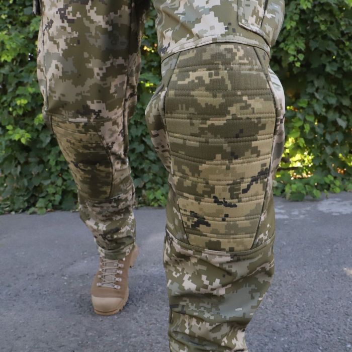 Raptor Tac, штани Soft Shell піксель l з наколінниками з Cordura URBAN TACTICAL