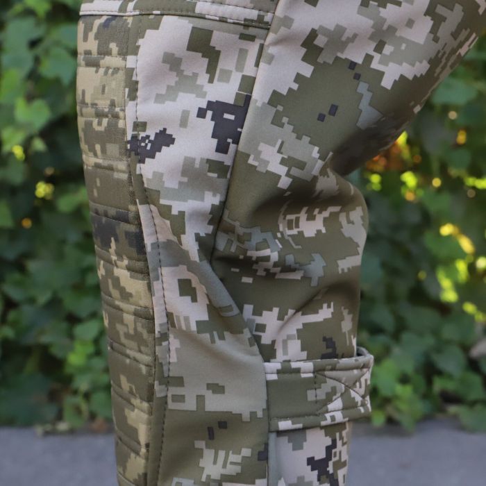 Raptor Tac, штани Soft Shell піксель l з наколінниками з Cordura URBAN TACTICAL