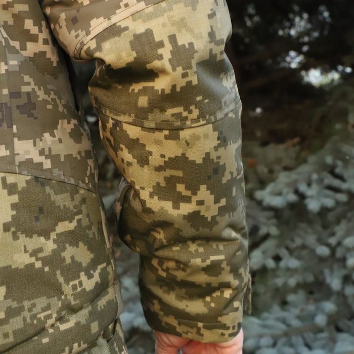 Куртка зимова "Альфа" Nord Storm, вітро та вологозахисна Піксель, ріп стоп, кордура, Raptor Tac