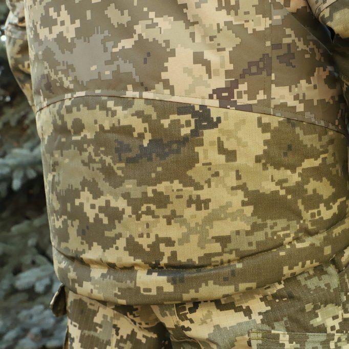 Куртка зимова "Альфа" Nord Storm, вітро та вологозахисна Піксель, ріп стоп, кордура, Raptor Tac