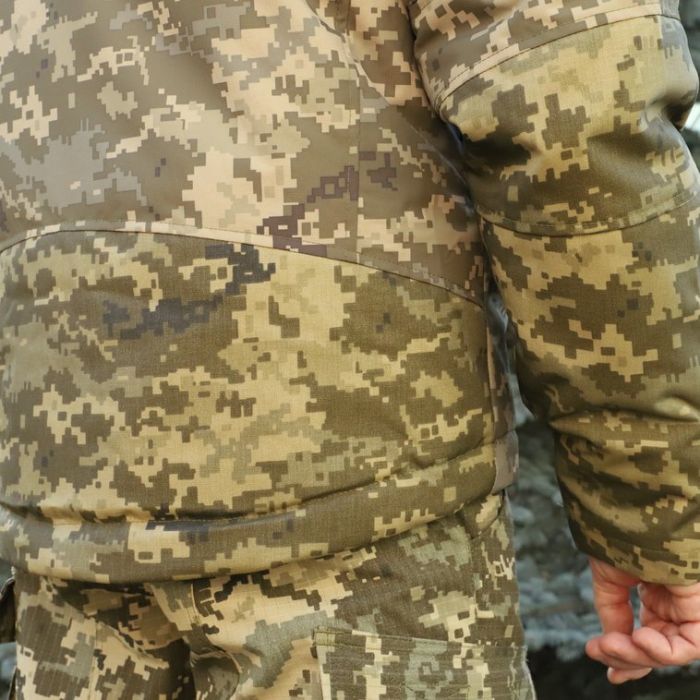 Куртка зимова "Альфа" Nord Storm, вітро та вологозахисна Піксель, ріп стоп, кордура, Raptor Tac