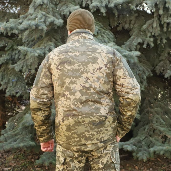 Куртка зимова "Альфа" Nord Storm, вітро та вологозахисна Піксель, ріп стоп, кордура, Raptor Tac