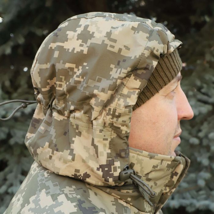 Куртка зимова "Альфа" Nord Storm, вітро та вологозахисна Піксель, ріп стоп, кордура, Raptor Tac