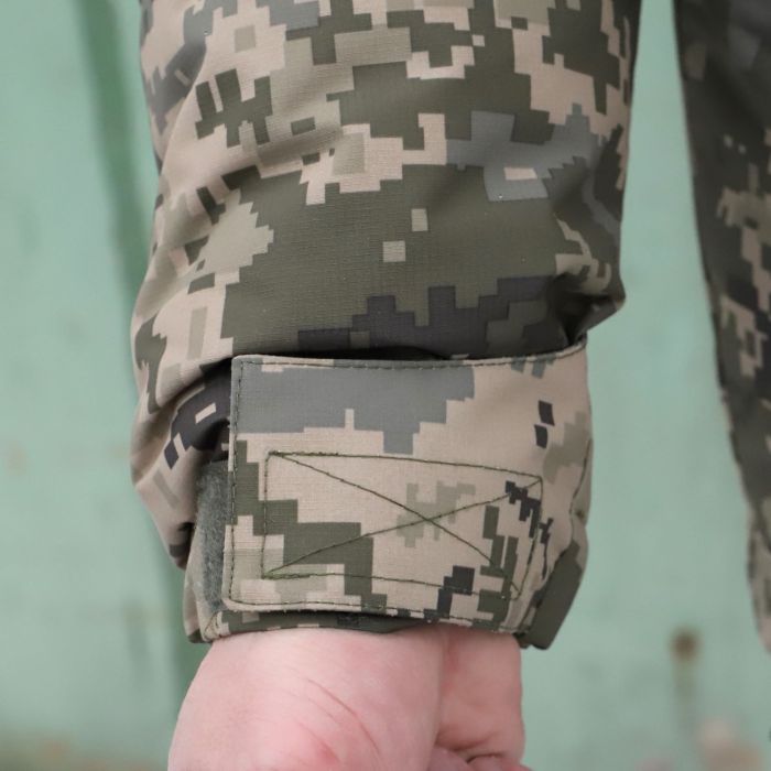 Зимова куртка "Хуртовина" Піксель, вітро та вологозахисна, Nord Storm, ріп стоп, Raptor Tac 