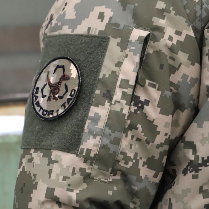 Зимова куртка "Хуртовина" Піксель, вітро та вологозахисна, Nord Storm, ріп стоп, Raptor Tac 