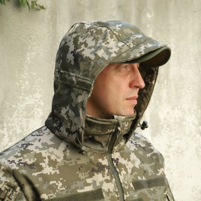 Raptor Tac, костюм Soft Shell піксель, на флісі "Шторм"