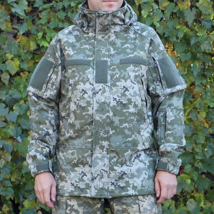 Куртка Штурм SoftShell піксель Raptor tac