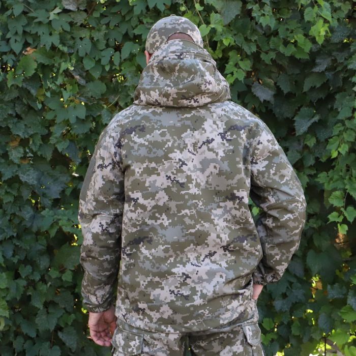 Куртка на флисе Soft Shell Піксель Шторм Raptor Tac
