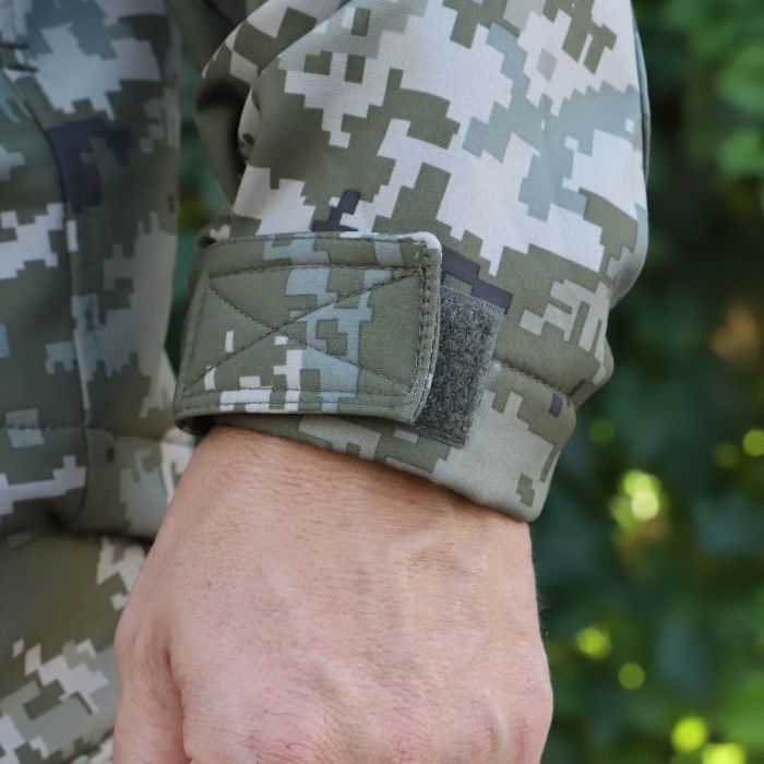Куртка на флисе Soft Shell Піксель Шторм Raptor Tac