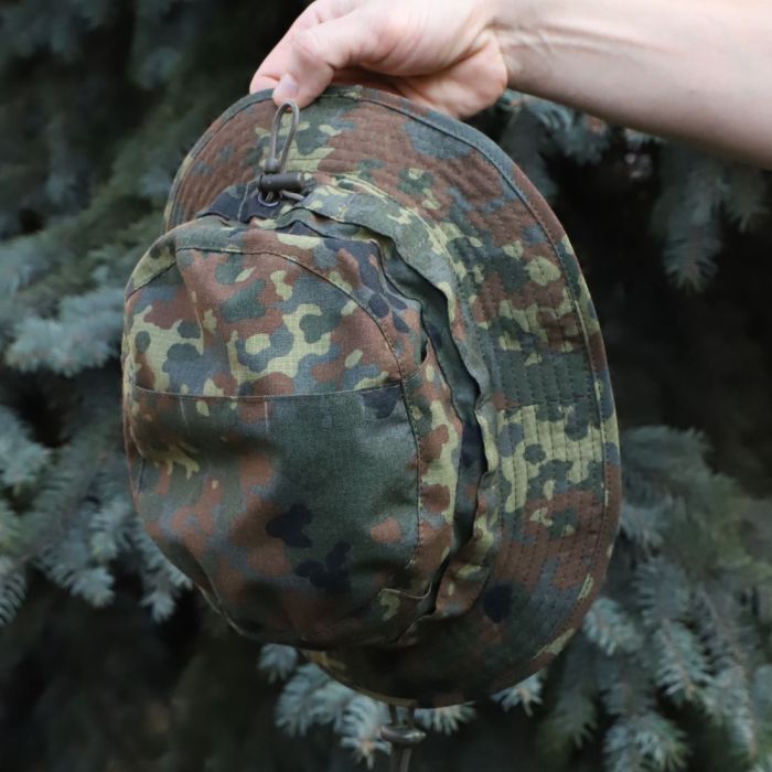 Панама військова RAPTOR, Flecktarn,80% бавовна, ріп стоп, тканина вогнетривка