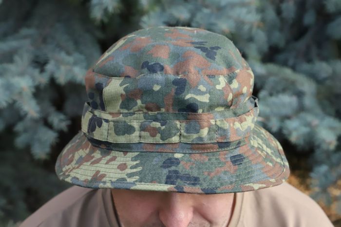 Панама військова RAPTOR, Flecktarn,80% бавовна, ріп стоп, тканина вогнетривка