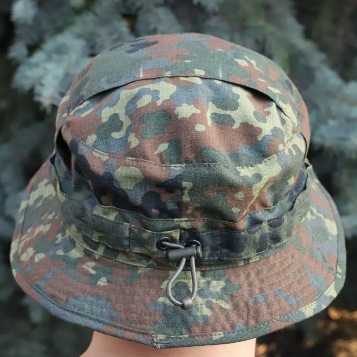 Панама військова RAPTOR, Flecktarn,80% бавовна, ріп стоп, тканина вогнетривка