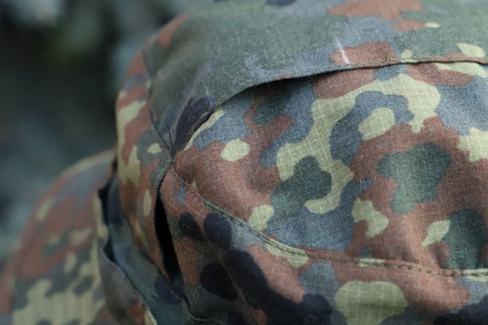 Панама військова RAPTOR, Flecktarn,80% бавовна, ріп стоп, тканина вогнетривка
