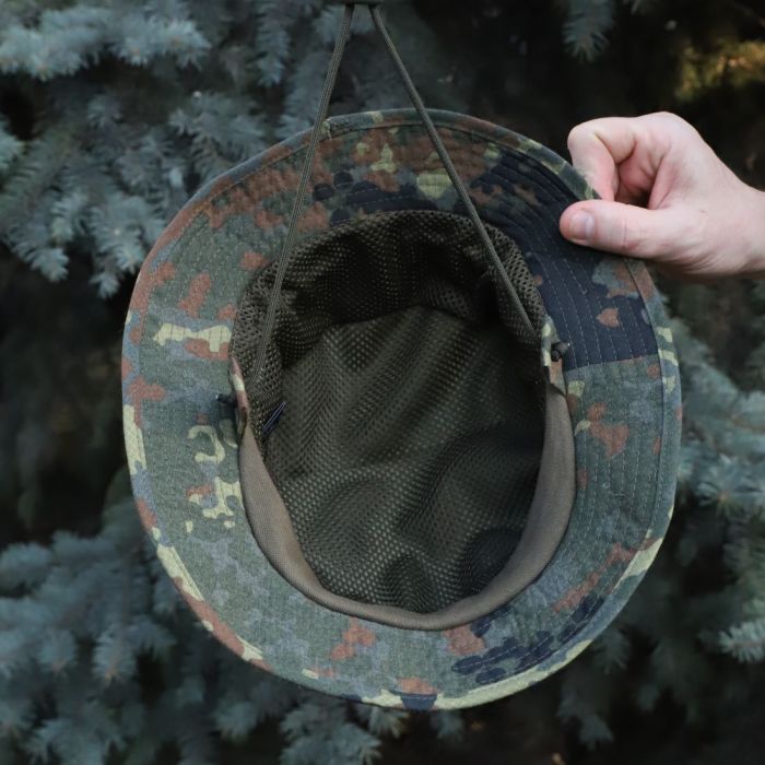 Панама військова RAPTOR, Flecktarn,80% бавовна, ріп стоп, тканина вогнетривка