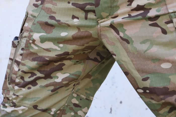 Raptor Tac, штани тактичні з наколінниками MultiCam, єластичними вставками flex MultiCam, RAPTOR PRO 65% бавовна, 35% поліестер, ріп стоп