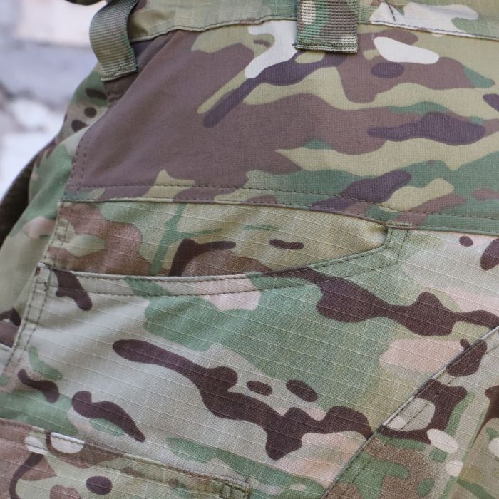 Raptor Tac, штани тактичні з наколінниками MultiCam, єластичними вставками flex MultiCam, RAPTOR PRO 65% бавовна, 35% поліестер, ріп стоп