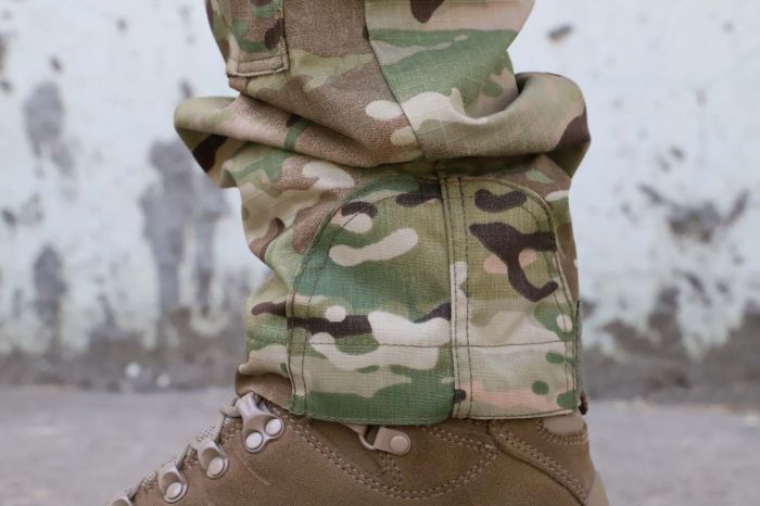 Raptor Tac, штани тактичні з наколінниками MultiCam, єластичними вставками flex MultiCam, RAPTOR PRO 65% бавовна, 35% поліестер, ріп стоп