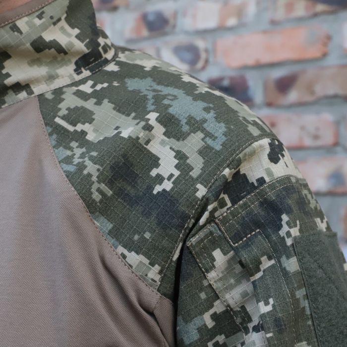 Raptor Tac тактична сорочка UBACS Combat Shirt, Піксель, 65% бавовна, 35% поліестер, ріп стоп