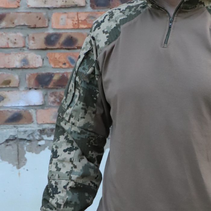 Raptor Tac тактична сорочка UBACS Combat Shirt, Піксель, 65% бавовна, 35% поліестер, ріп стоп