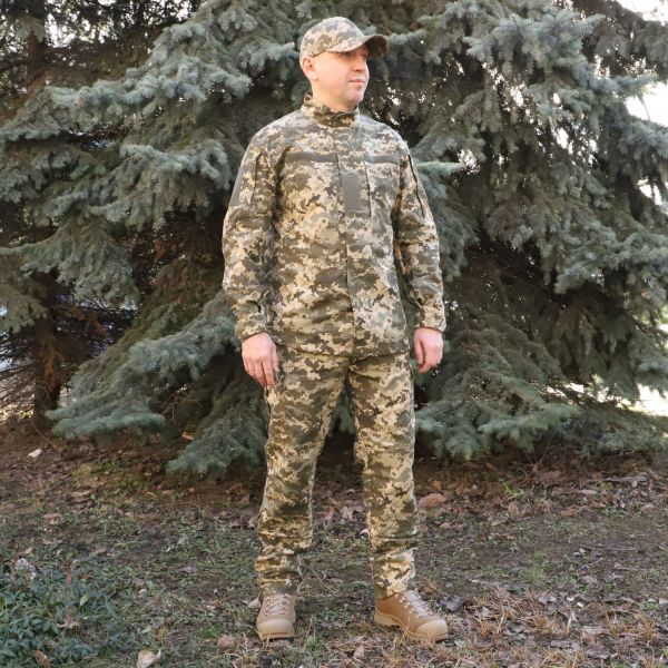 RAPTOR TAC, літня форма піксель ЗСУ мм 14, 65% бавовна, 35% поліестер, ріп стоп 