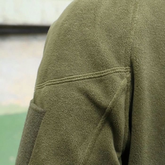 Флісова куртка з капюшоном, "Шерман" Олива, без накладок, 350 г/м2