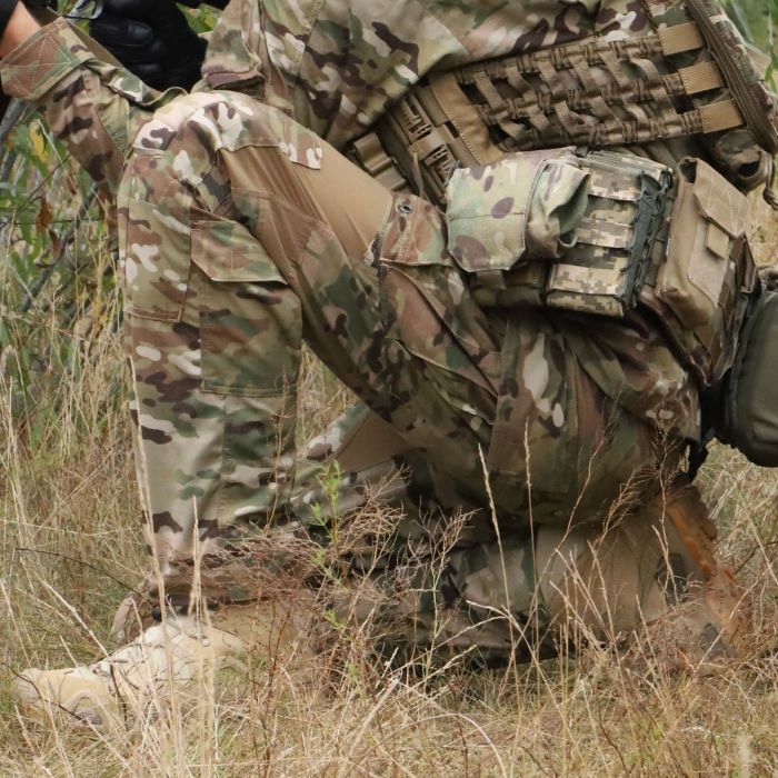 Штани тактичні з наколінниками, RAPTOR PRO, тканина NyCo, Original MultiCam VTX RIPSTOP™ CRYE PRECISION™, еластичні вставки Coyote