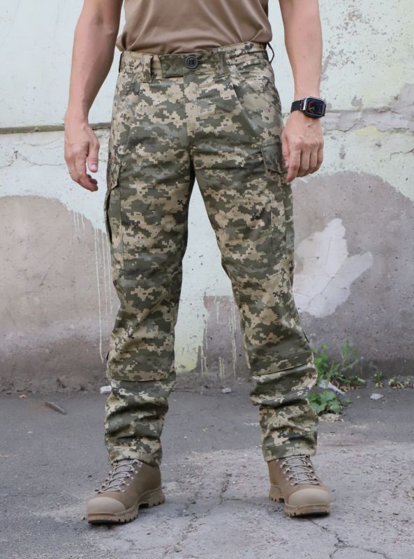Штани військові "Піхота" піксель, Raptor Tac, 65% бавовна, 35% поліестер, ріп стоп, літо