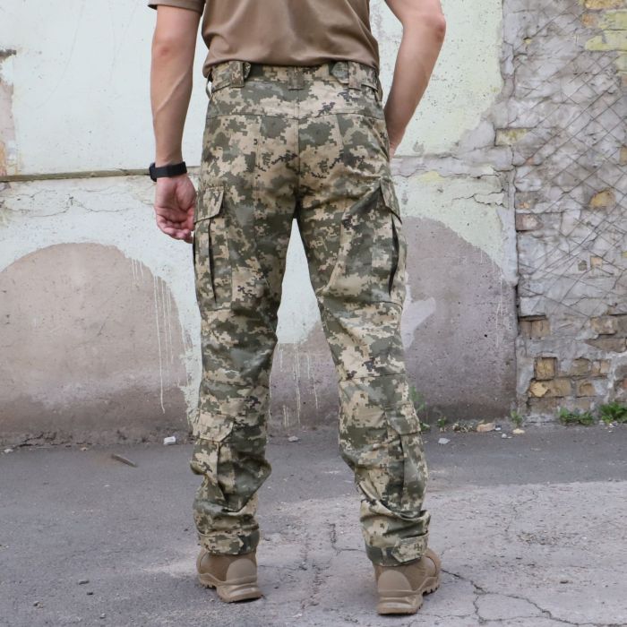 Штани військові "Піхота" піксель, Raptor Tac, 65% бавовна, 35% поліестер, ріп стоп, літо