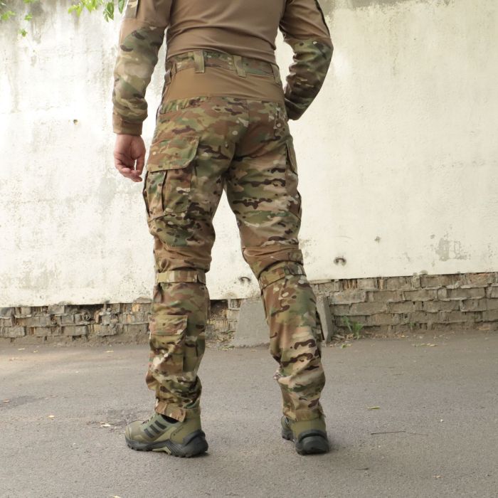 Штани тактичні з наколінниками, RAPTOR PRO, тканина NyCo, Original MultiCam VTX RIPSTOP™ CRYE PRECISION™, еластичні вставки Coyote