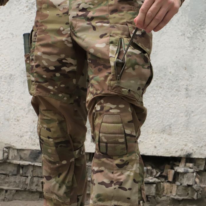 Штани тактичні з наколінниками, RAPTOR PRO, тканина NyCo, Original MultiCam VTX RIPSTOP™ CRYE PRECISION™, еластичні вставки Coyote