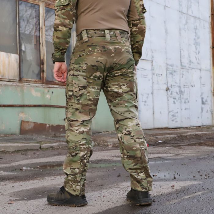 Штани тактичні з наколінниками MultiCam, Stryker, FLEX multicam вставки нейлон, ріп стоп