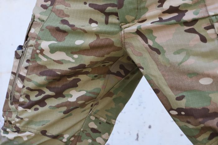 Штани тактичні з наколінниками, RAPTOR PRO MultiCam, тканина 65% бавовна, 35% поліестер, RIPSTOP, еластичні вставки MultiCam