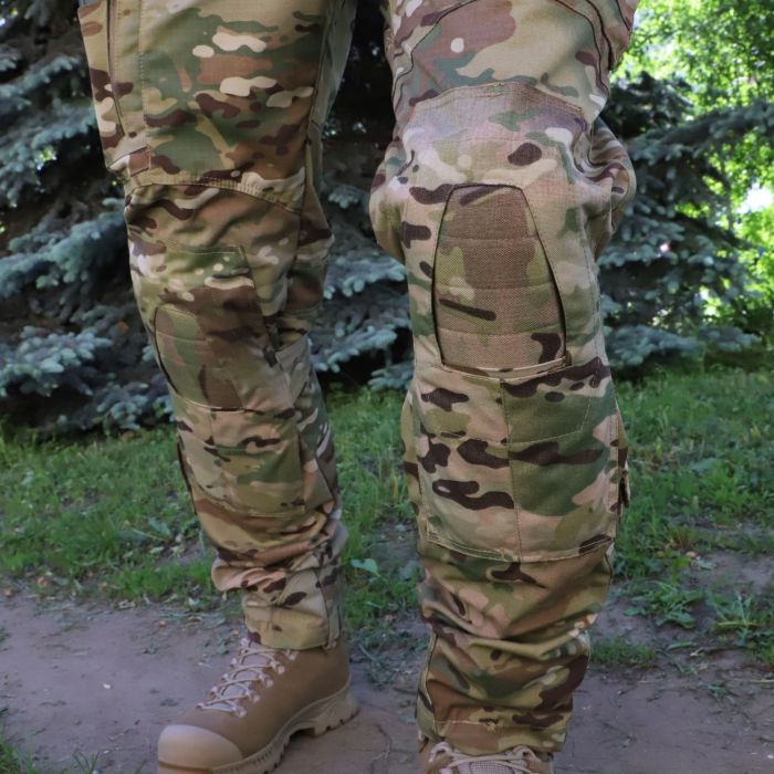 Штани тактичні з наколінниками Original MultiCam NYCO, RIPSTOP, з накладками Cordura 500D MultiCam USA, RAPTOR PRO, тканина від Crye Precision