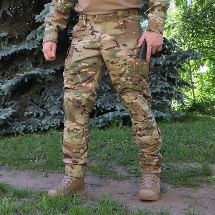 Штани тактичні з наколінниками Original MultiCam NYCO, RIPSTOP, з накладками Cordura 500D MultiCam USA, RAPTOR PRO, тканина від Crye Precision