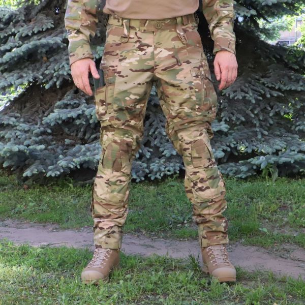 Штани тактичні з наколінниками Original MultiCam NYCO, RIPSTOP, з накладками Cordura 500D MultiCam USA, RAPTOR PRO, тканина від Crye Precision