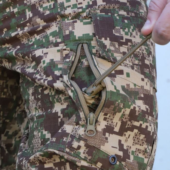 Штани тактичні RAPTOR з наколінниками в камуфляжі "Хижак" НГУ, 65% бавовна, 35% поліестер, ріп стоп